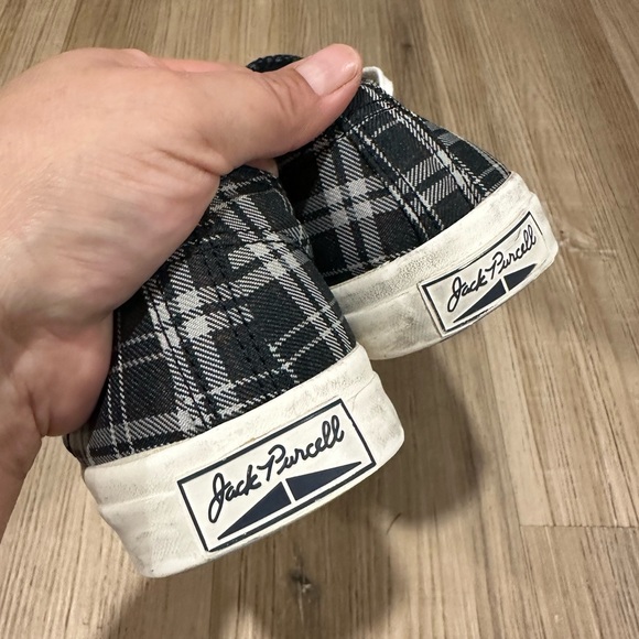 Converse  Jack Purcell  sneakers me s 11.5 good condition - Picture 9 of 10